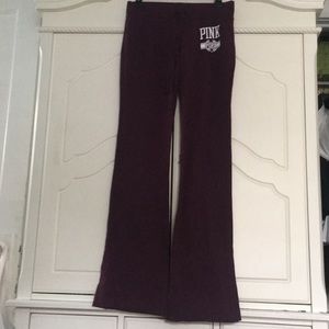 Victoria Secret PINK Burgendy Sweatpants